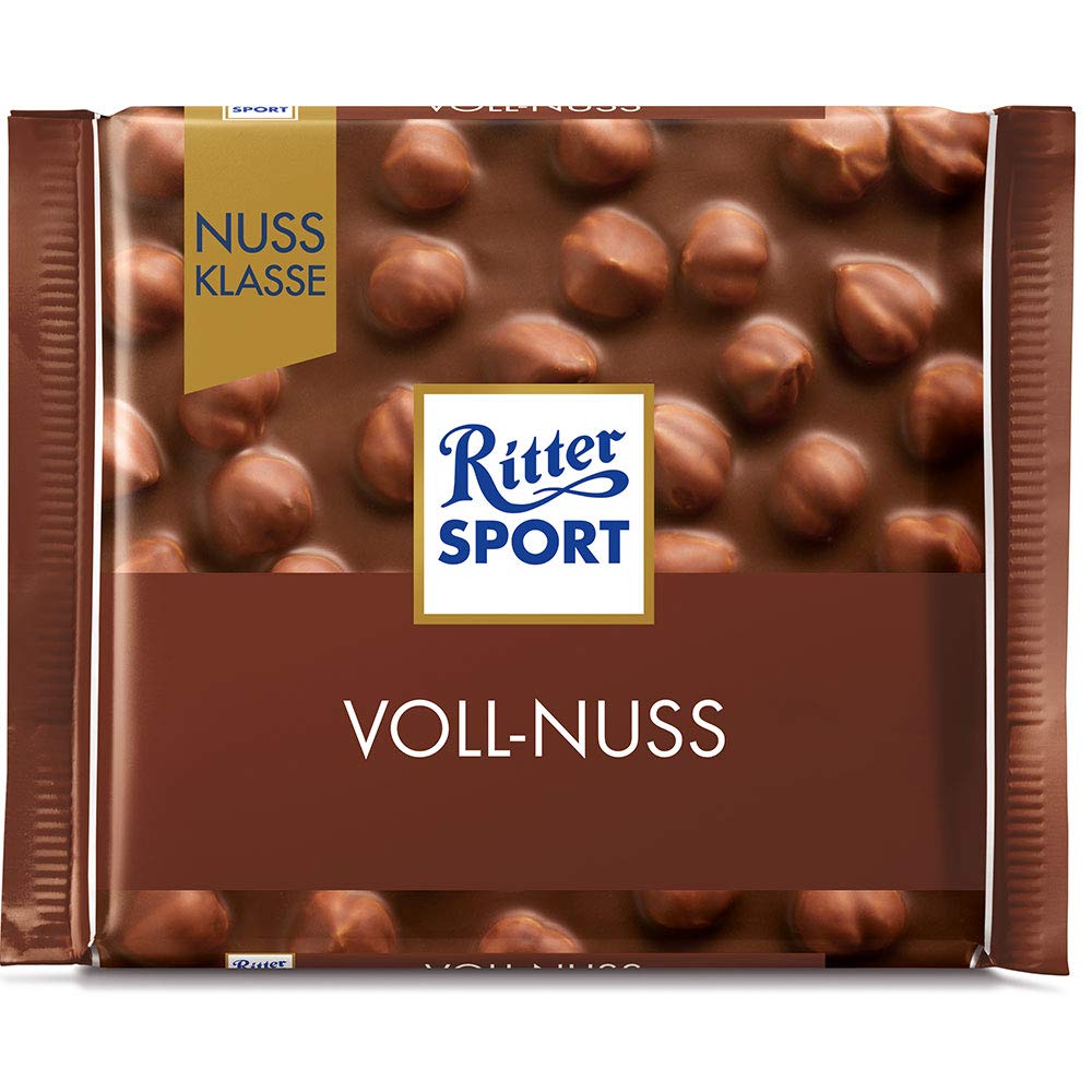 Ritter Sport Whole Hazelnut Chocolate Bar